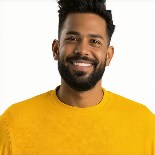 Business owner working on GMB profile with schema markup and videos