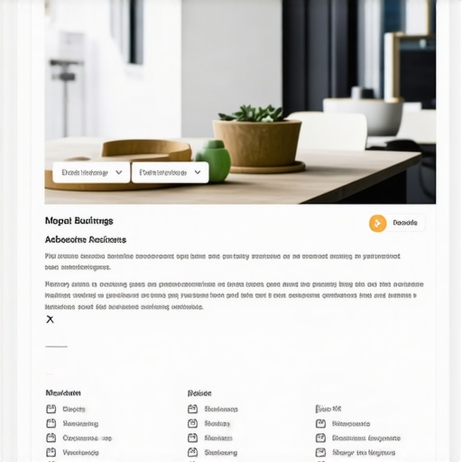 A detailed Google My Business profile illustrating booking, product showcase, and messaging functionalities.