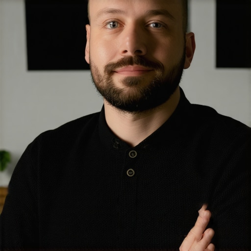 Business owner implementing schema markup and voice search strategies on Google My Business