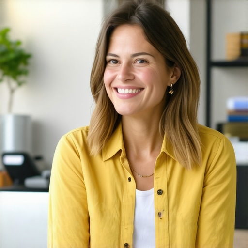 Business owner working on website schema markup and voice search optimization for local SEO