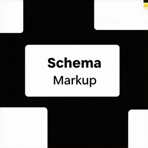 Diagram showing schema markup elements for local business SEO