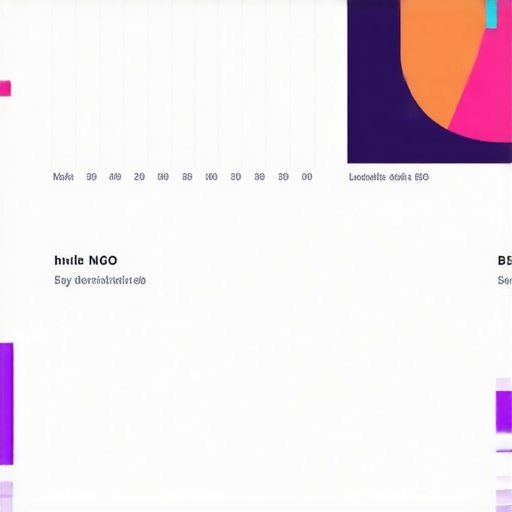 Business owner analyzing local SEO performance metrics on a digital dashboard