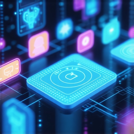 Futuristic digital marketing concepts with AR and AI for local businesses