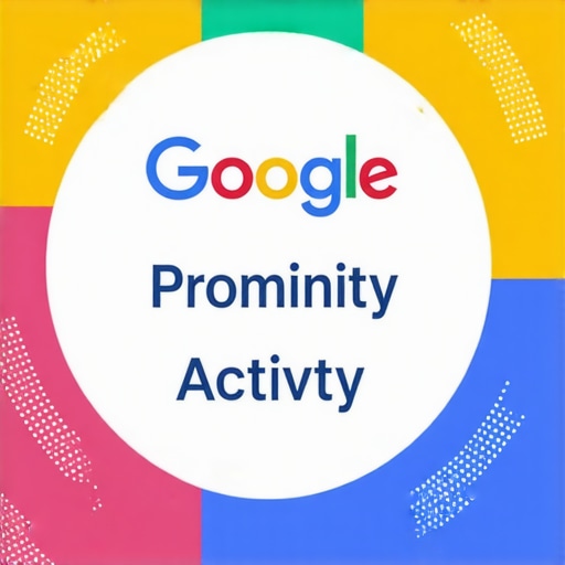 Diagram showing relevance, prominence, proximity, and activity affecting Google local rankings