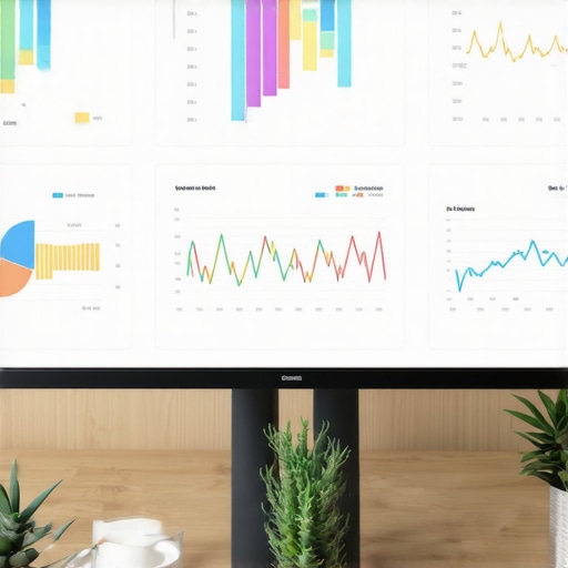 Digital marketing strategist analyzing local SEO data with charts and graphs
